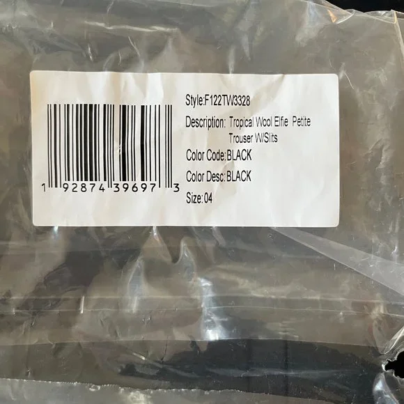 Tibi Tropical Wool Elfie Trouser with Slits - Petite - 4 - Picture 12 of 16